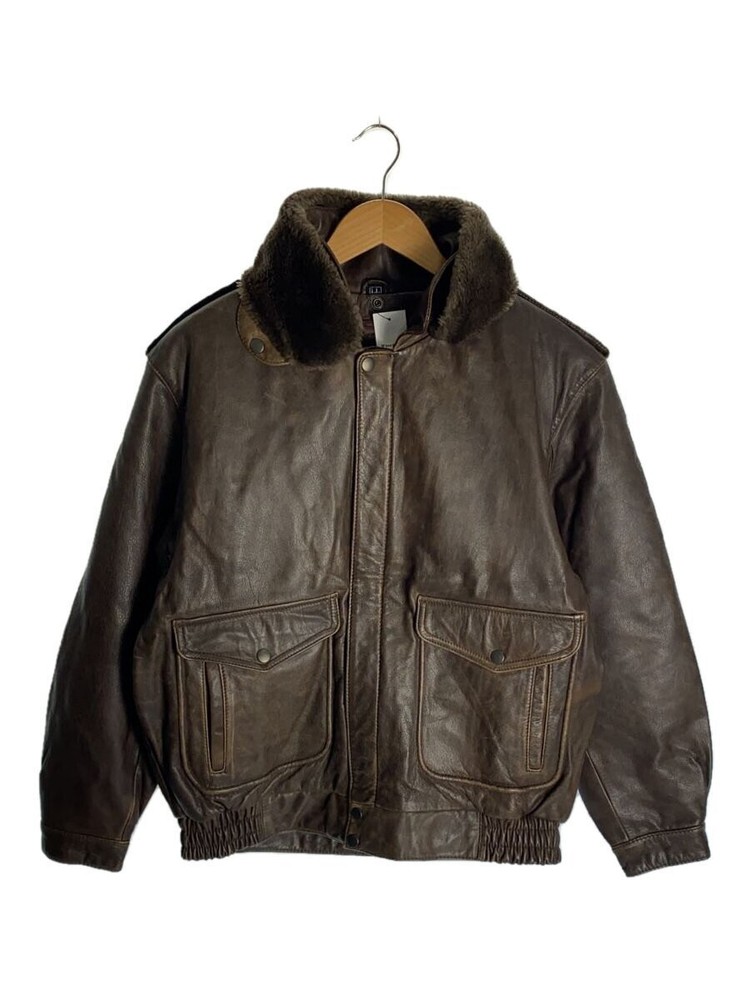 Leather Jacket Blouson/Ll/Cowhide/Brw// 3502