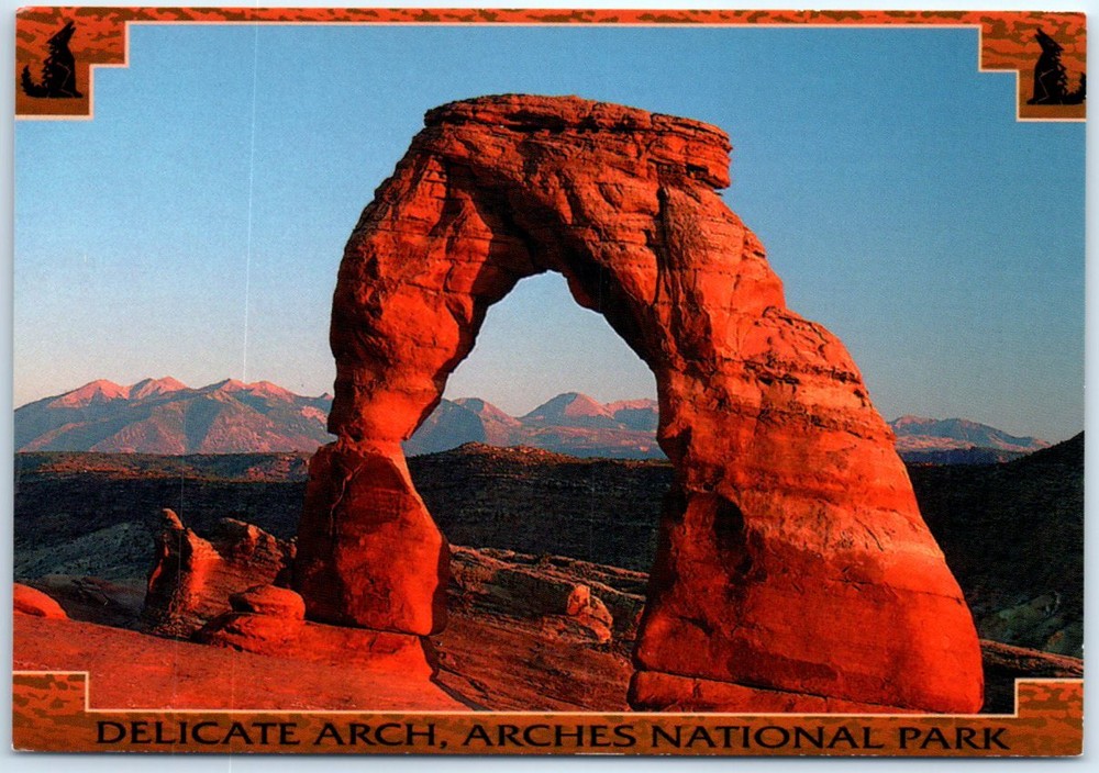 Postcard - Delicate Arch, Arches National Park, Utah, USA, North America