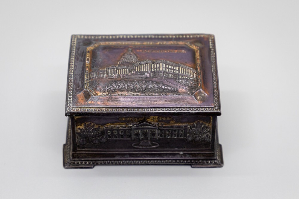 Antique Metal Washington DC Souvenir Box – A. C. BOSSELMAN & CO., New York