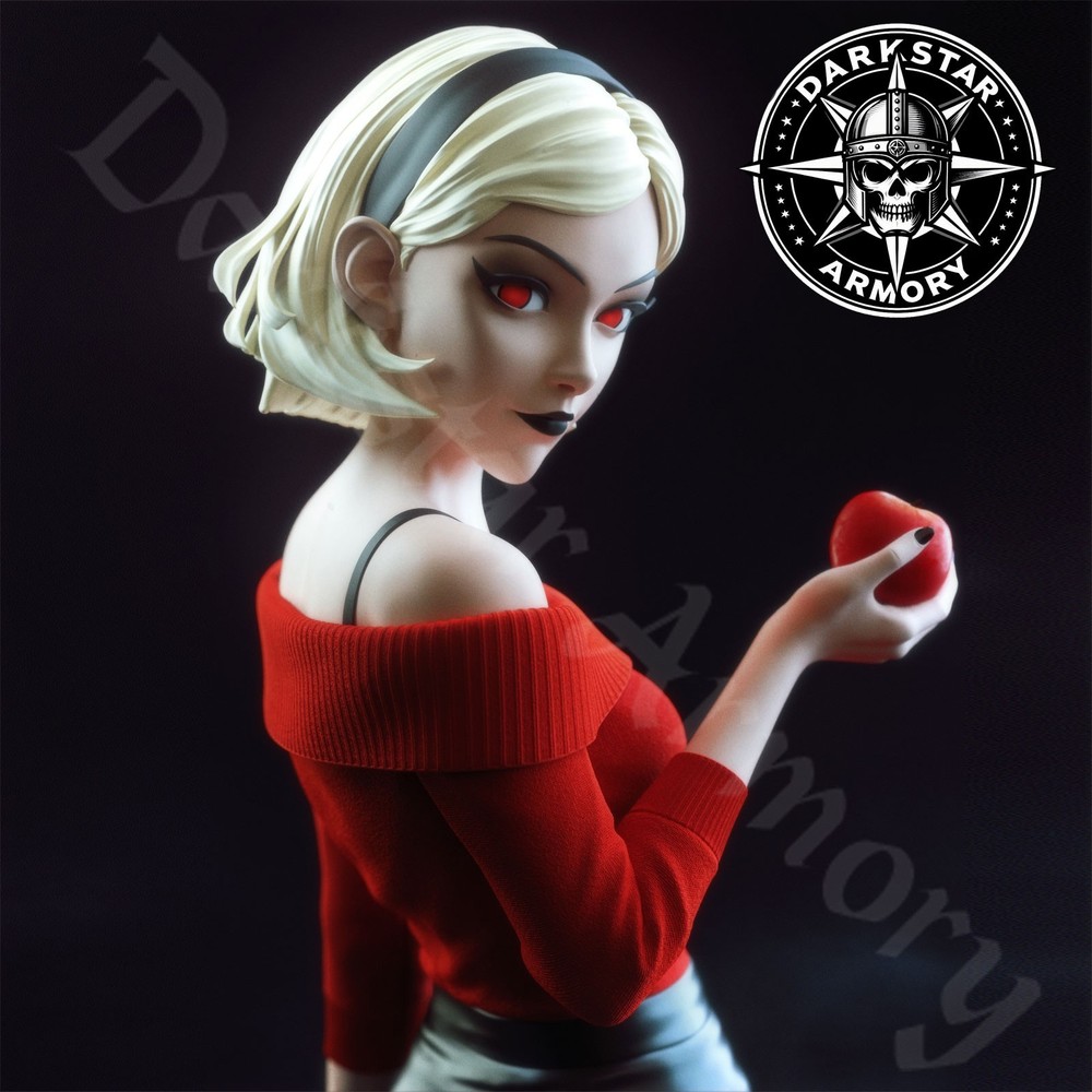 Teen Witch Sabrina SFW | Resin Female Figure Kit 1/6 1/12 1/18 1/24 CA 3D