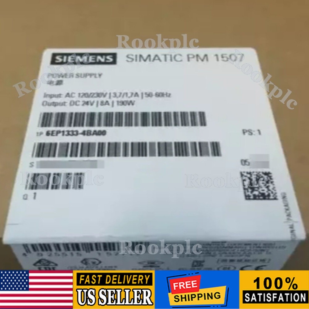 New Siemens 6EP1333-4BA00  SIMATIC S7-1500 PM 1507 Power Supply 6EP1 333-4BA00