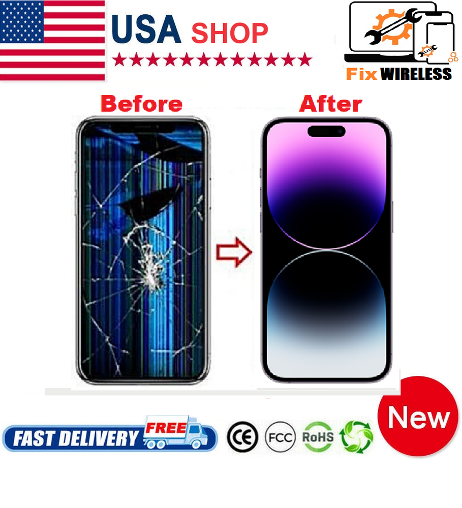 Apple iPhone 14 Pro Screen LCD Repair Service - Fast Mail-In Repair 📦