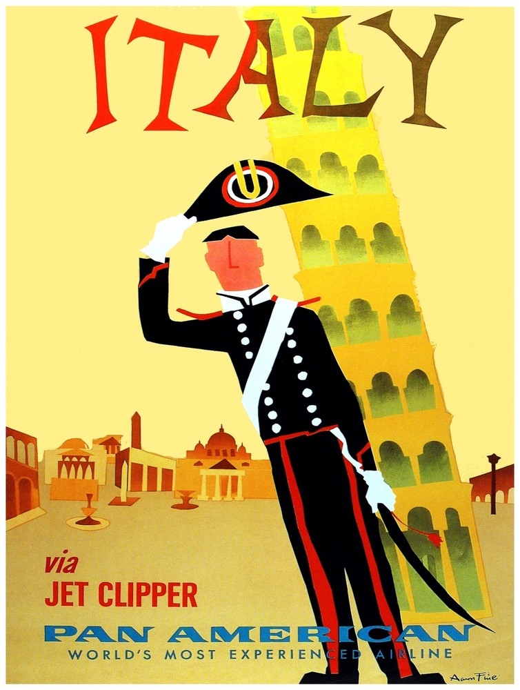 7746.Decoration Poster.Home Room wall interior design.Italy travel.Pisa Tower