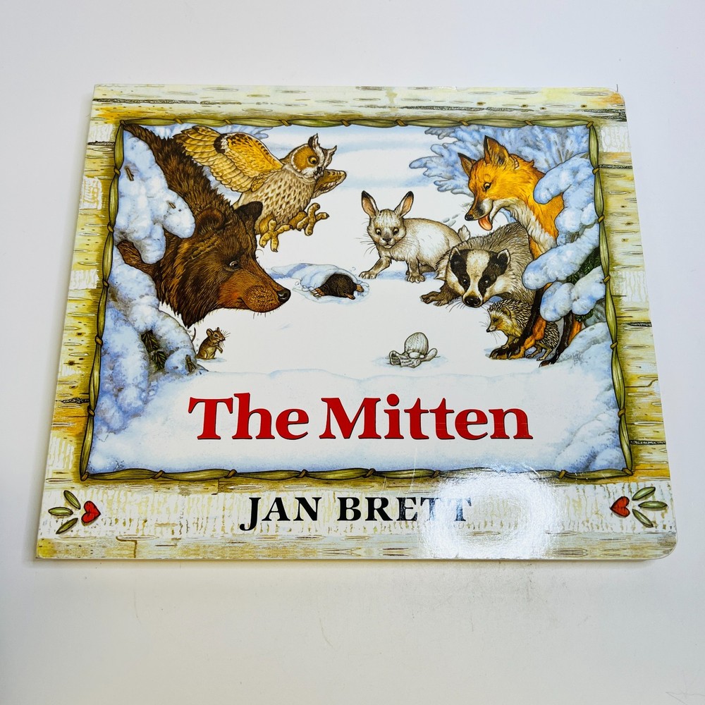 The Mitten by Jan Brett Oversized Lap Board Book