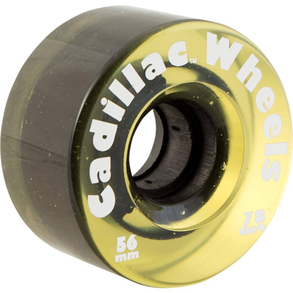 Cadillac 56mm Beer Clear Yellow Skateboard Wheels (Set of 4)