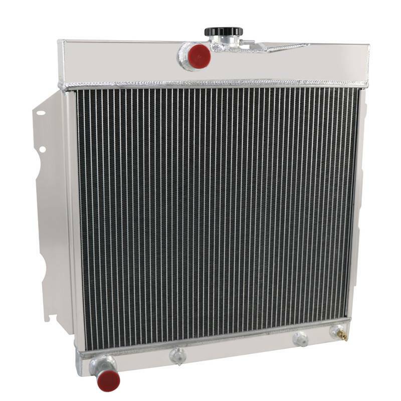 For 1963-1969 DODGE DART CHARGER CORONET FURY MOPAR CAR Aluminum Radiator 3-Row