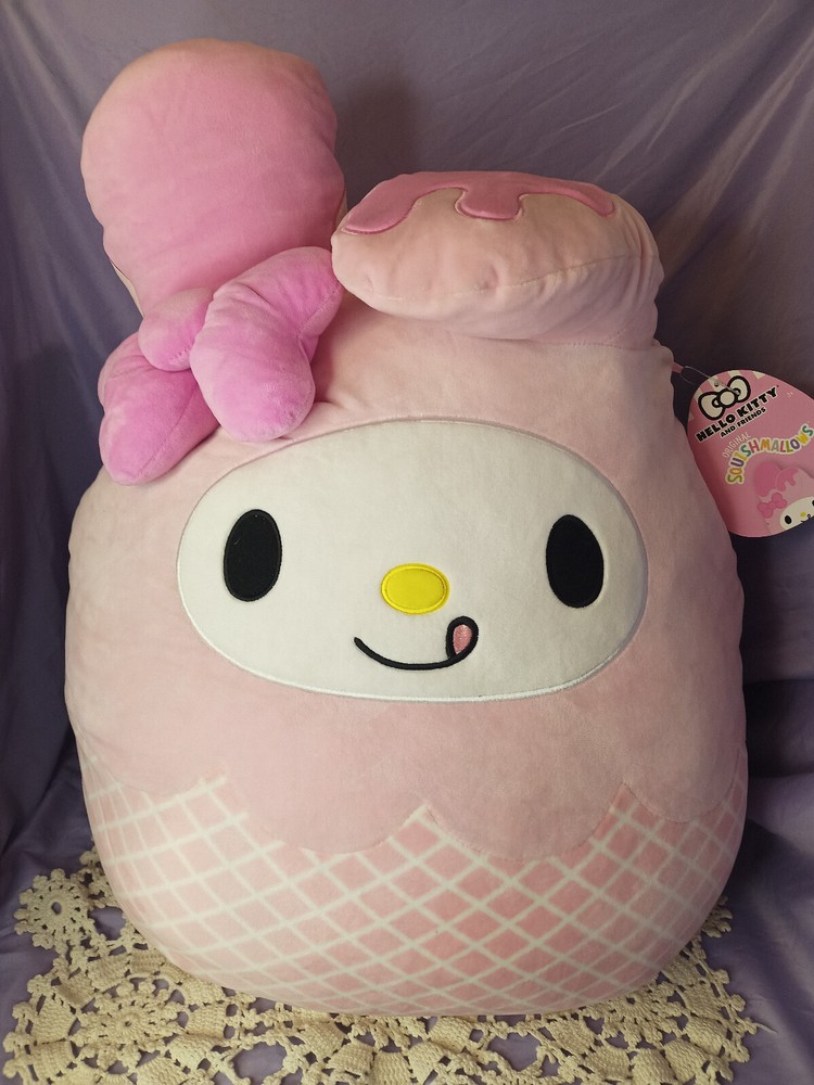 Squishmallows 24 Inch Hello Kitty My Melody Soft Plush Toy with Tags