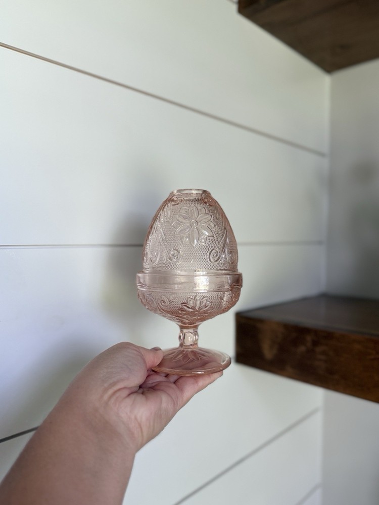 Vtg Indiana Tiara Pink Fairy Lamp!
