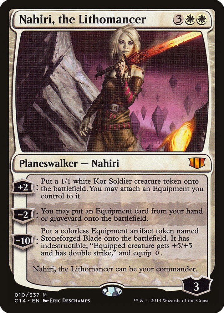 Nahiri, the Lithomancer Commander 2014 NM White Mythic Rare MTG CARD ABUGames