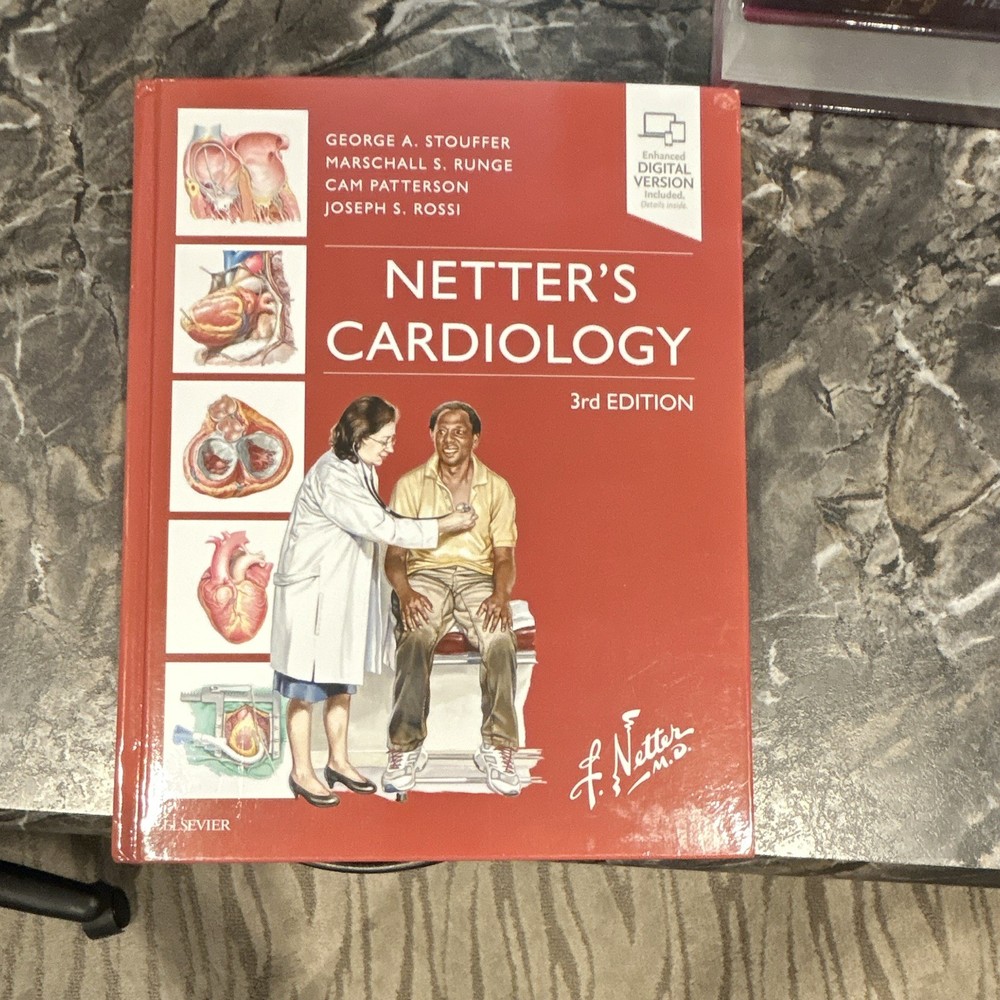 Netter's Cardiology 3rd Edition Hardcover w/ Enhanced Digital Version (Elsevier)
