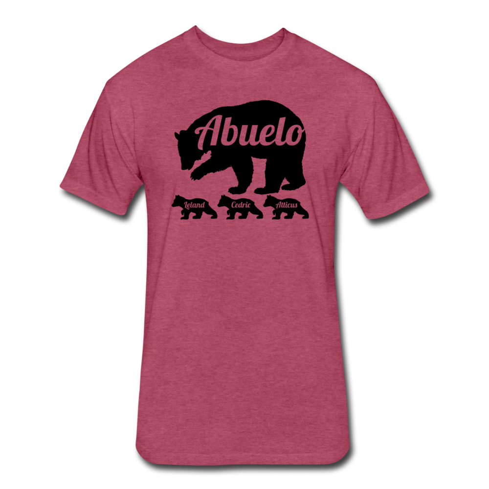 Abuelo Bear Shirt With Grandkids Names Personalized Abuelo Gift Abuelo Shirt-image