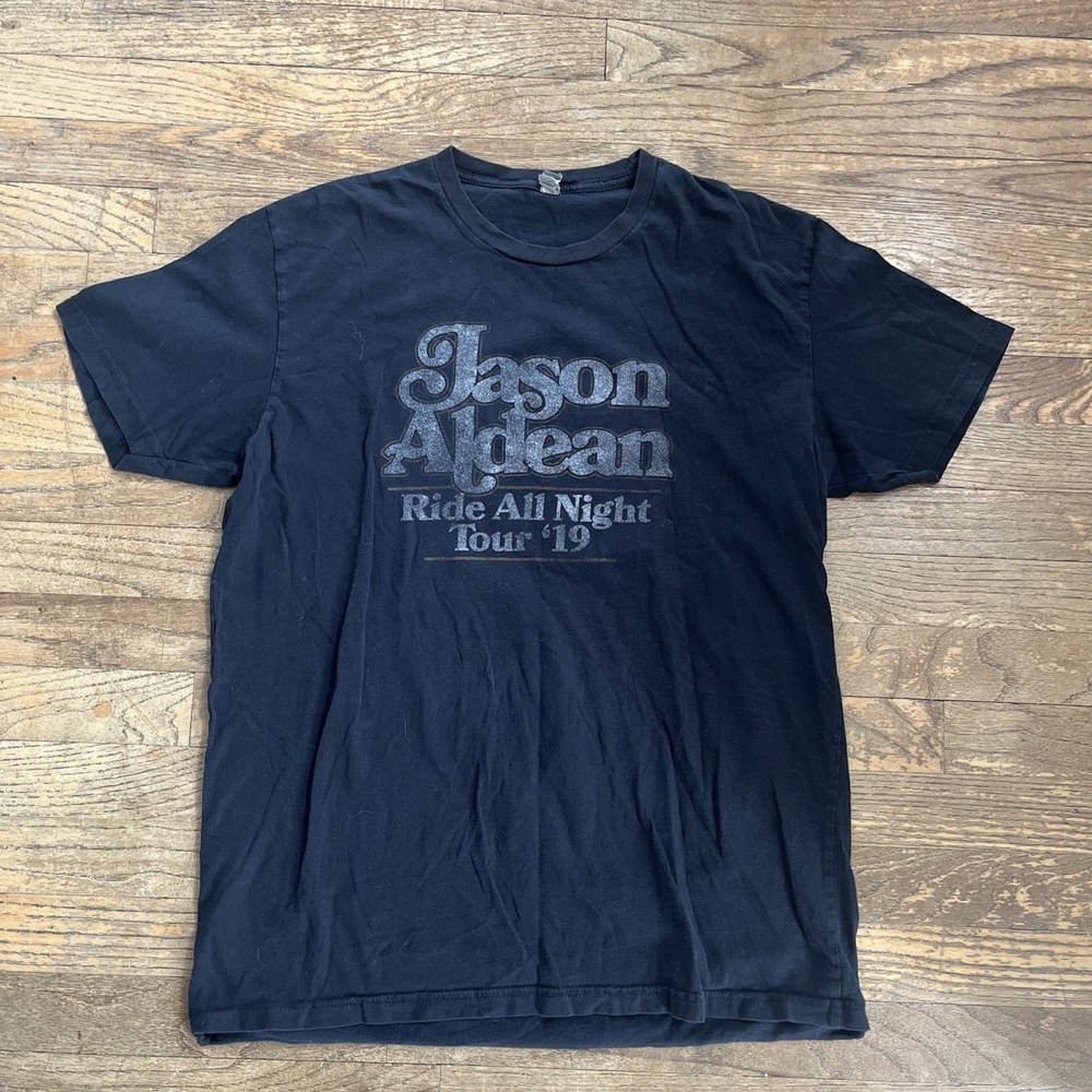 Jason Aldean  2019 Tour Size Large Graphic T Shirt Fast Shipping Country Music