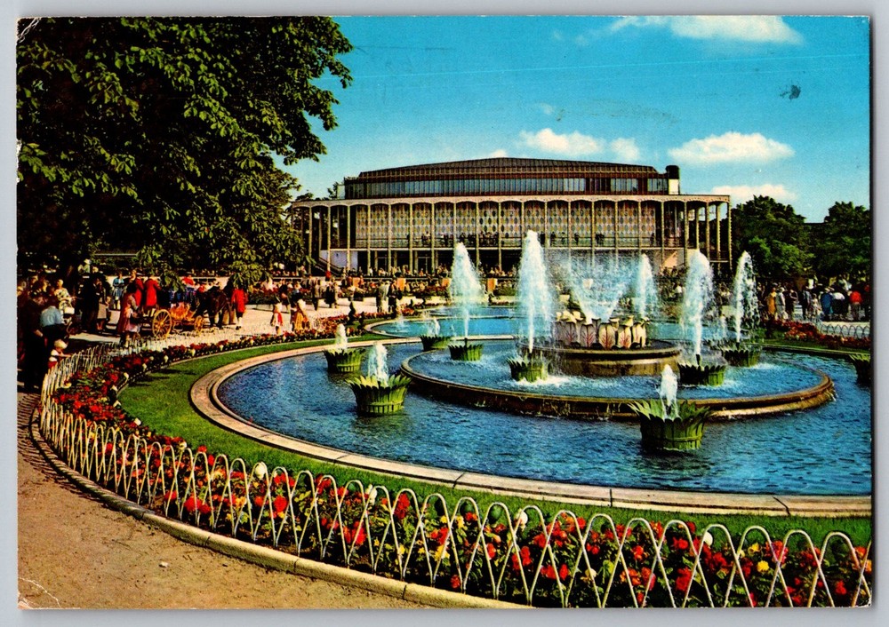 Postcard - Copenhagen Tivoli The Concert Hall