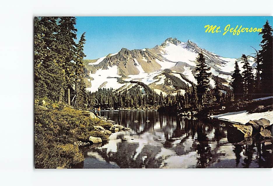 Postcard Mt. Jefferson Oregon USA