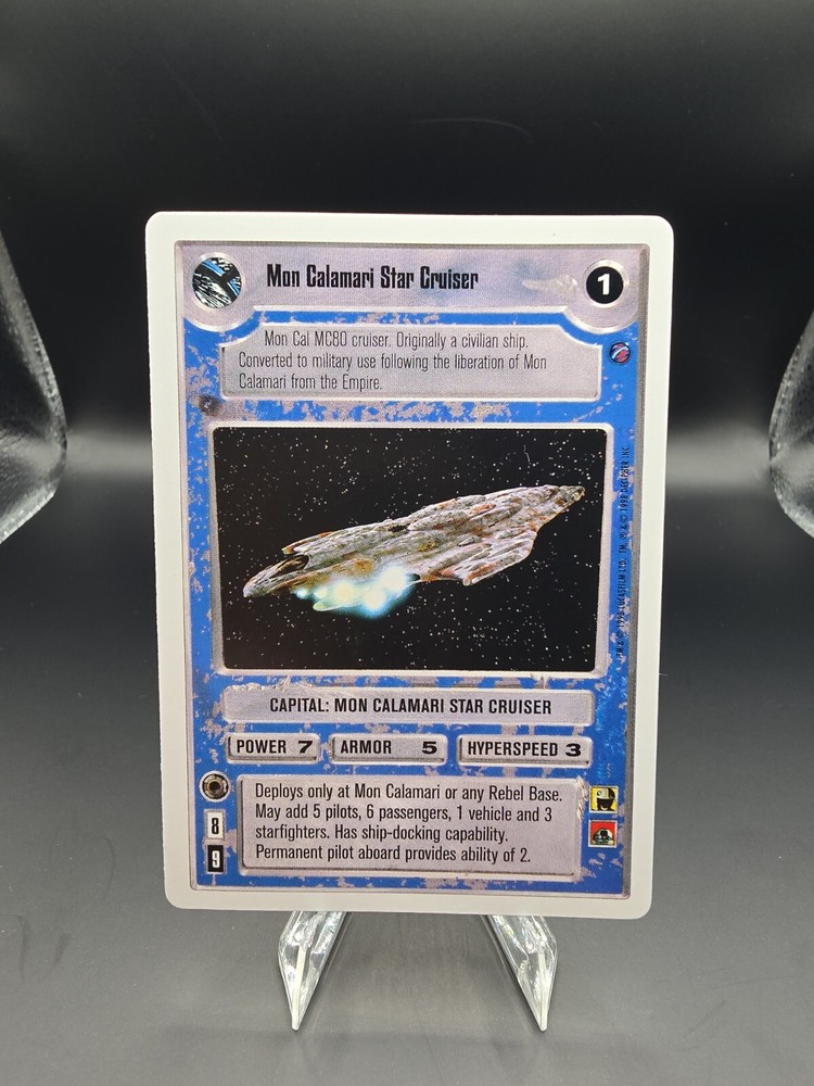 Star Wars CCG Premium/Promo Mon Calamari Star Cruiser [White Border]