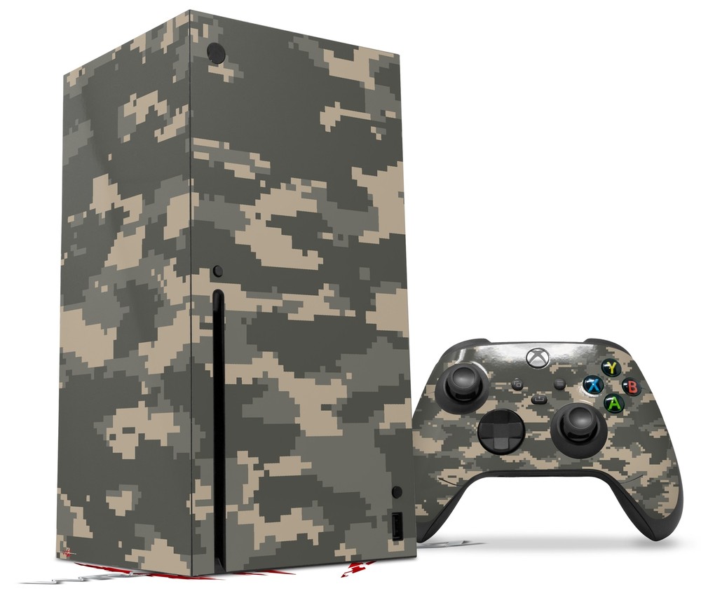 Skin Set for XBOX Series X WraptorCamo Digital Camo Combat