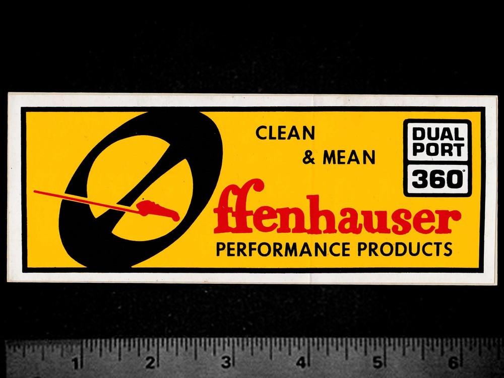 OFFY Offenhauser Performance Products - Original Vintage Racing Decal/Sticker