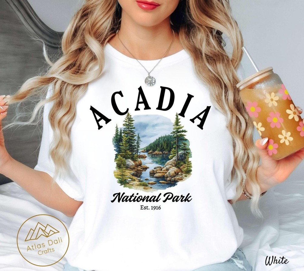 Acadia National Park Unisex Shirt Travel Gift Maine Trip Souvenir Tee-image