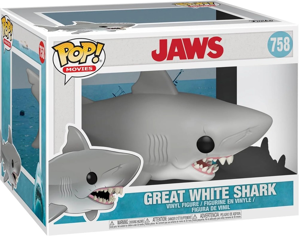 Funko Pop! Movies: Jaws Great White Shark #758 Vinyl Figure
