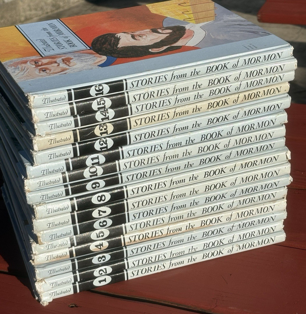 Illustrated Stories from the Book of Mormon Vols Vol 1-16 Complete Set LDS
