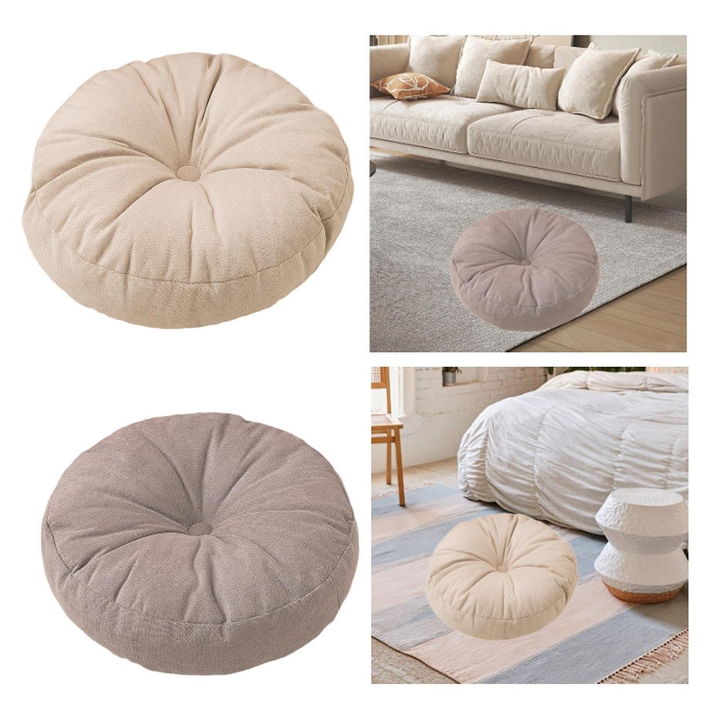 Round Floor Pillow Meditation Cushion for Bedroom Home Couch Chair Bed Car