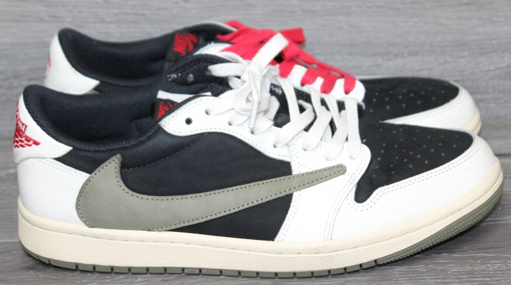Nike Women’s Air Jordan 1 Low Travis Scott Olive Size-10.5W/9M