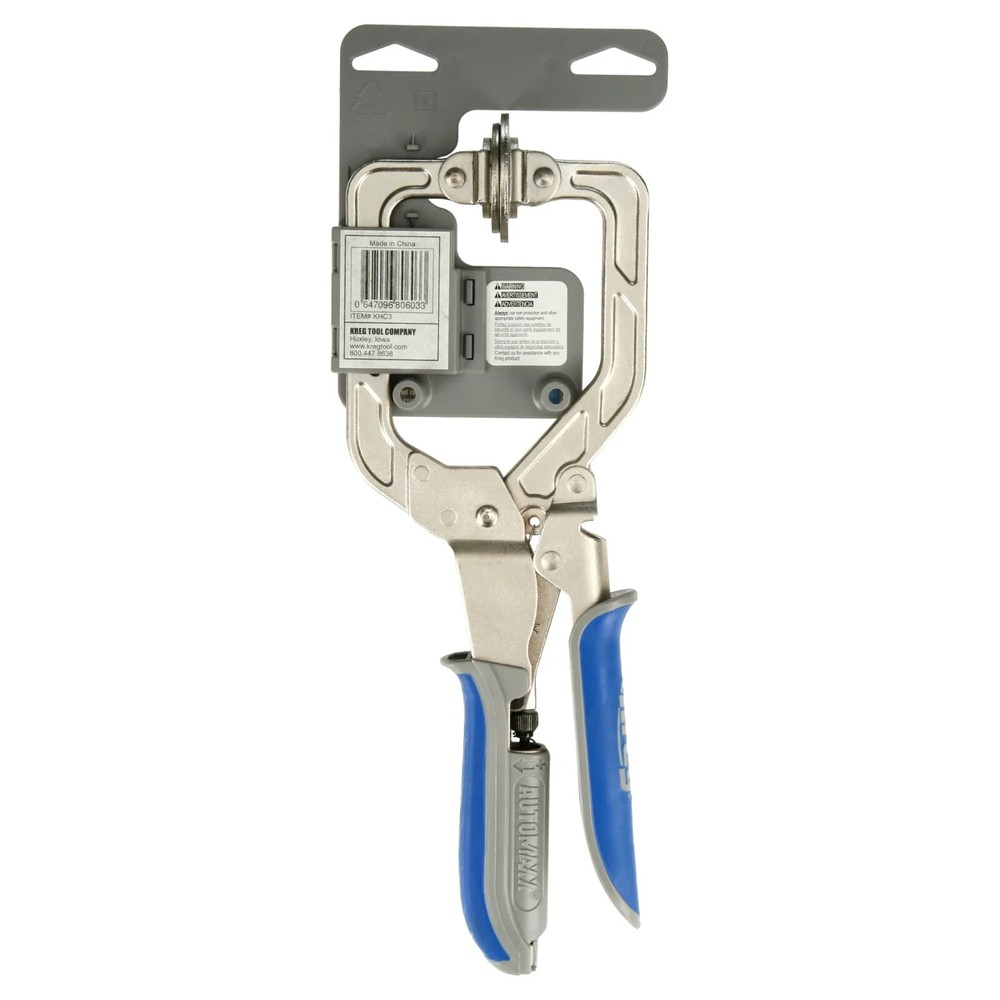 Kreg KHC3 3-Inch Wood Project Clamp for Secure and Easy Workholding
