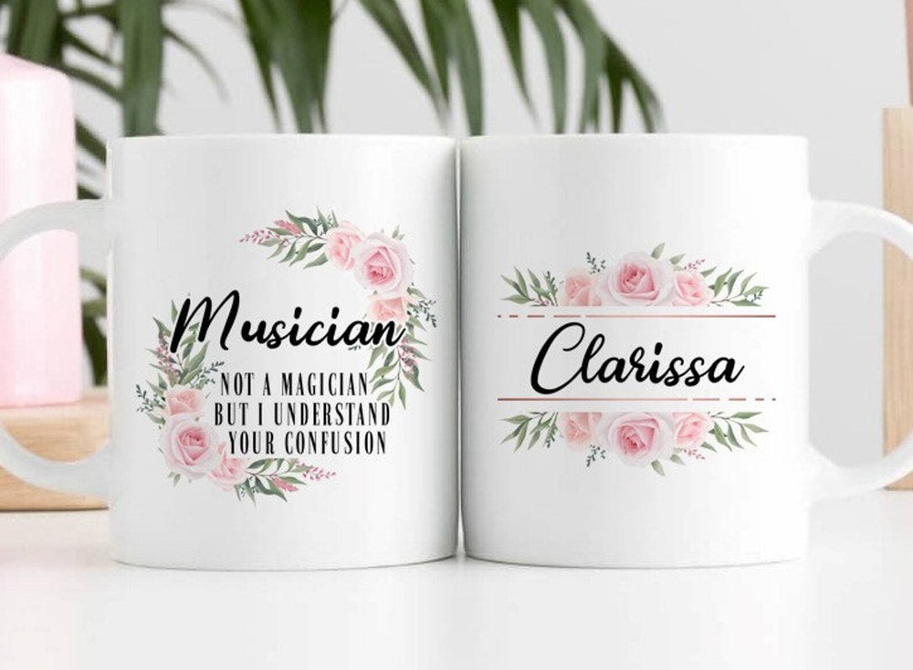 Musician Mug Personalized Musician Coffee Cup Musician Gift Musician Present