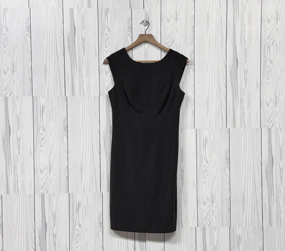 The Limited dress womens size 2 sleeveless solid gray knee length