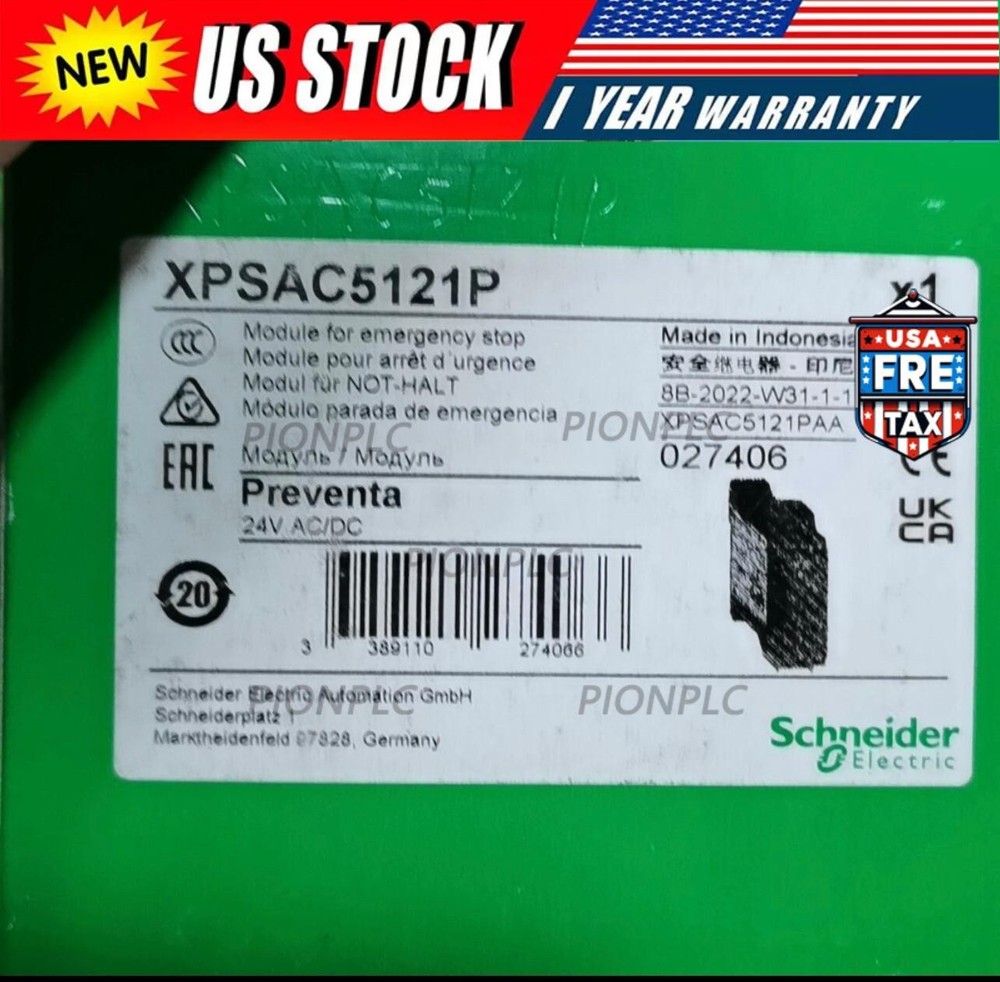 1PCS New IN BOX Schneider PLC Expansion Module XPSAC5121P Fast Ship