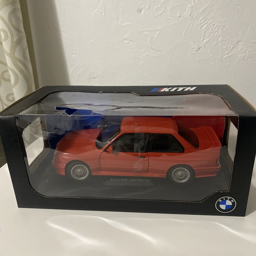 Ronnie Fieg's Kith BMW M3 E30 Red Diecast Replica Car- Brand New (Sold out)