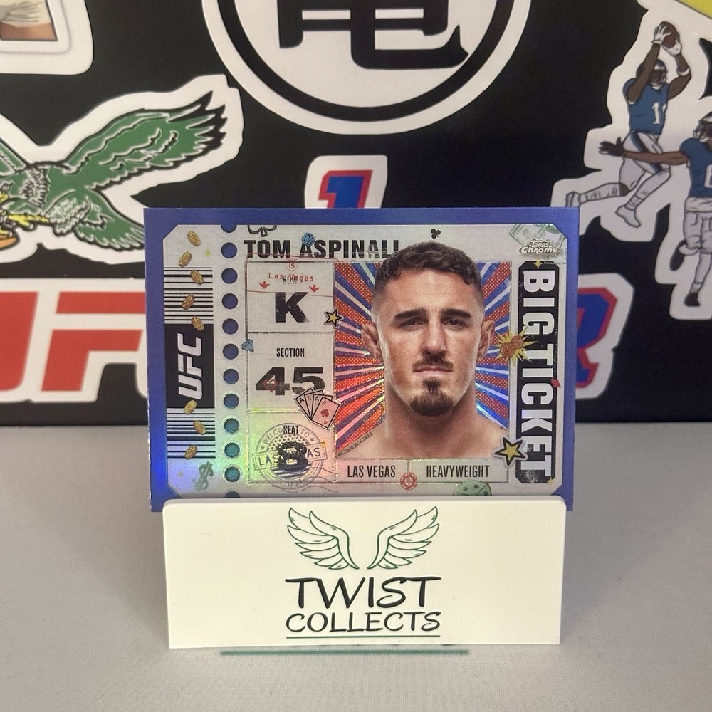 Tom Aspinall BIG TICKET SP 2025 Topps Chrome UFC #BTT-30