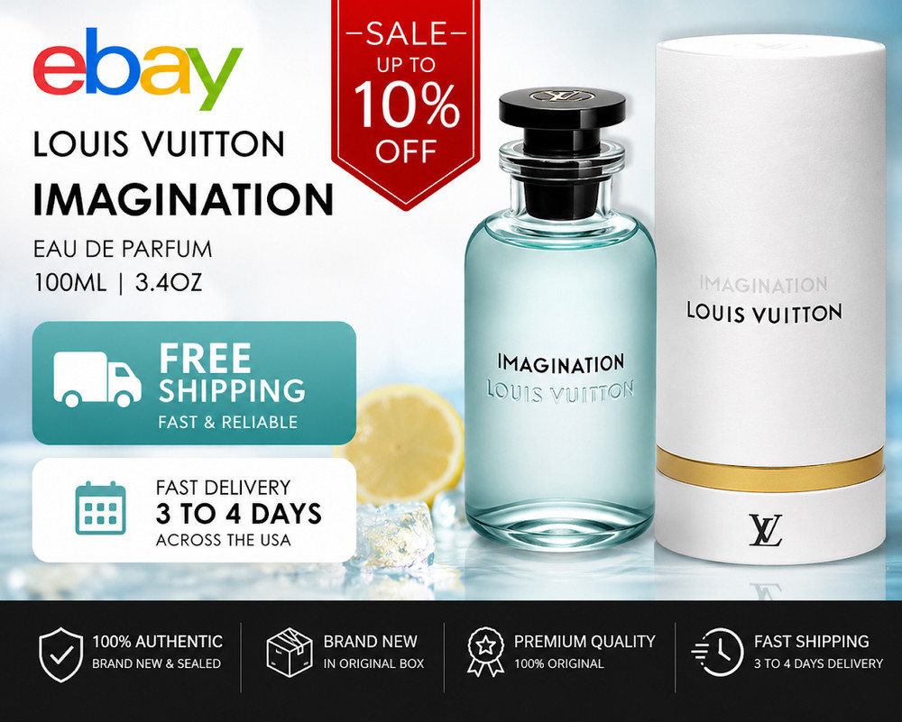 Louis Vuitton Imagination Eau de Parfum Spray 100ml / 3.4oz Sealed New in Box