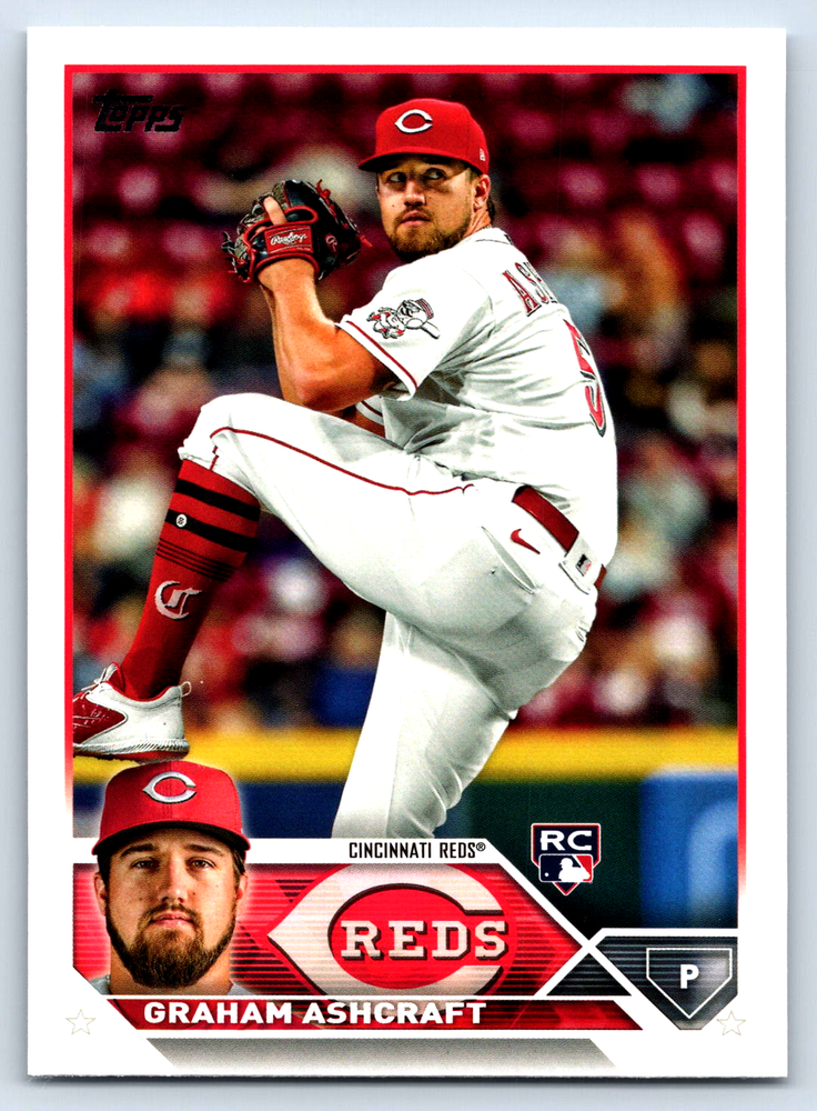 2023 Topps #214 Graham Ashcraft RC Rookie Reds