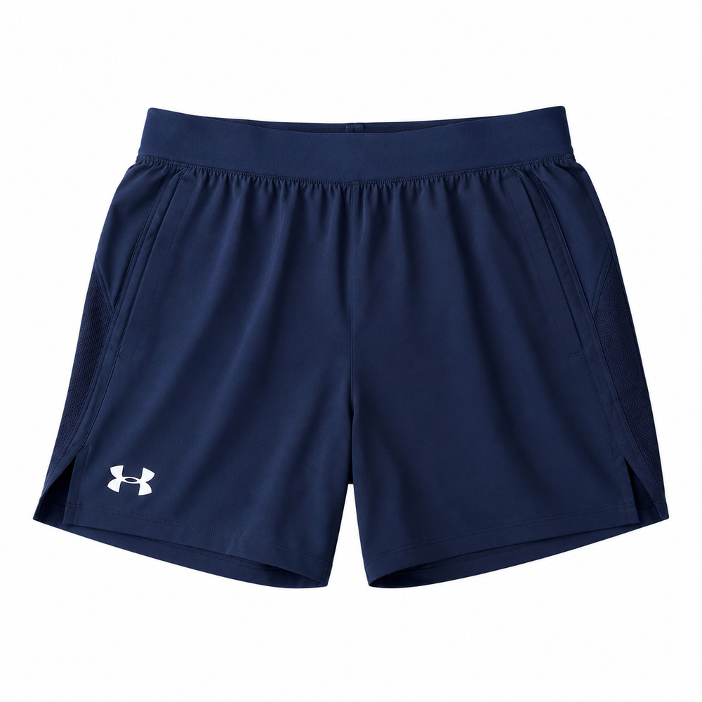 Under Armour Launch 5” Running Shorts Men’s M Navy Blue Lined Mesh Panel NWT
