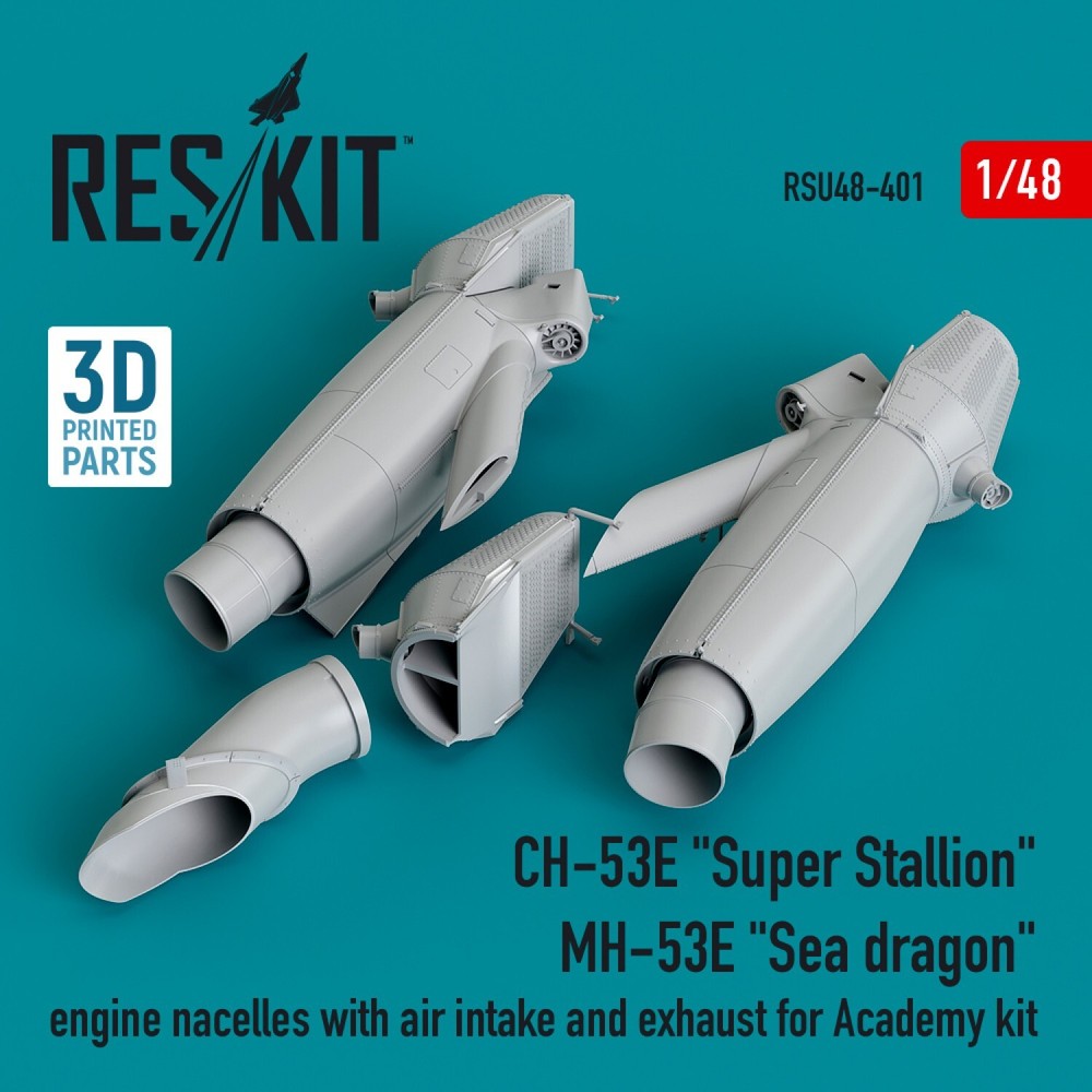 1:48 CH-53E Super Stallion MH-53E Sea Dragon Resin Upgrade Set by ResKit RSU48-0401