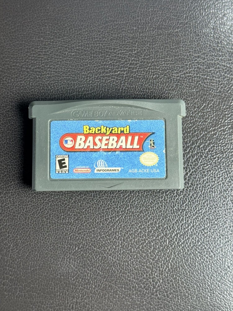 Backyard Baseball (Nintendo Game Boy Advance, 2002) - Game Only