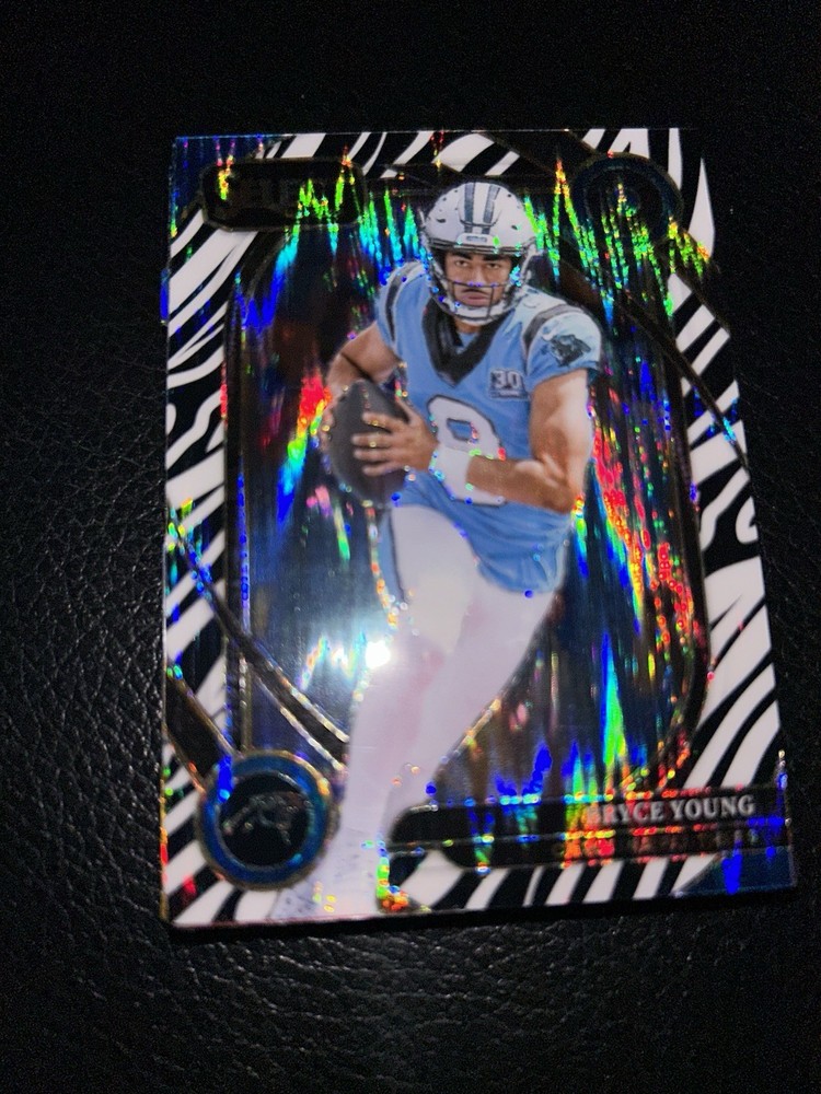 2024 Panini Select Bryce Young Zebra Prizm Club Level SP Case Hit #213