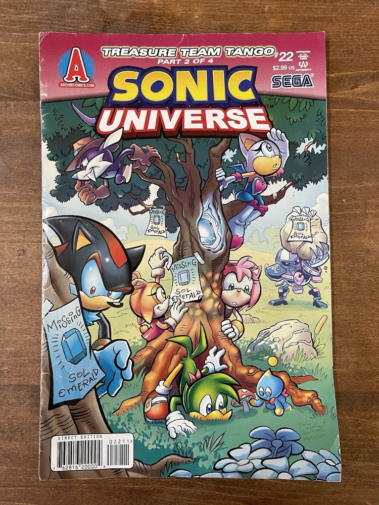 Sonic Universe #22 - Treasure Team Tango - Low Print Run - Archie Comics