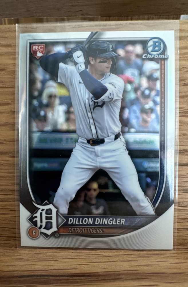 2025 Bowman Chrome - Dillon Dingler #41 Sp Rookie Red Rc Variation (RC)