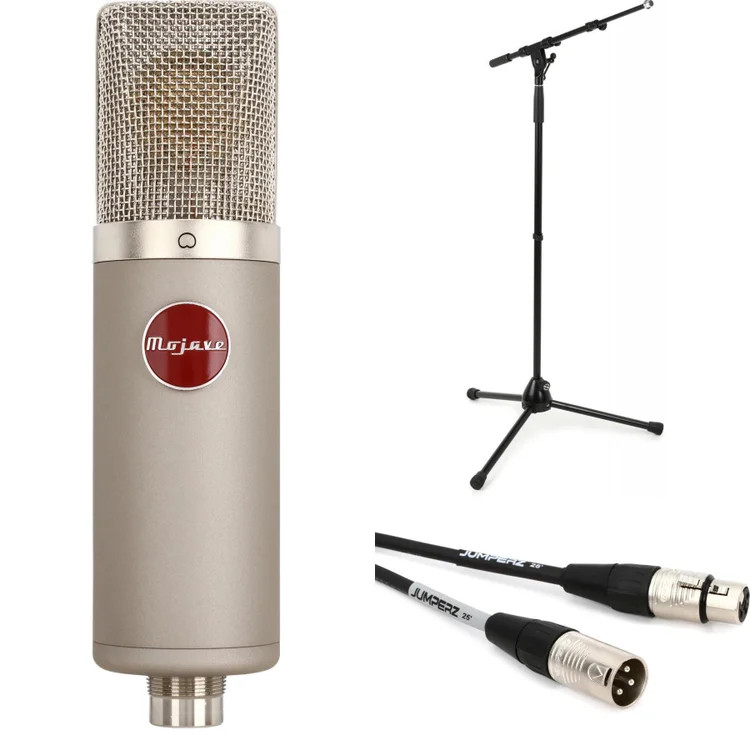 Mojave Audio MA-200 Large-diaphragm Tube Condenser Microphone Bundle with Stand