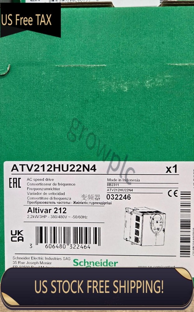ATV212HU22N4 Schneider Electric Altivar 212 VFD, 460/3, 3HP - BRAND NEW-IN BOX