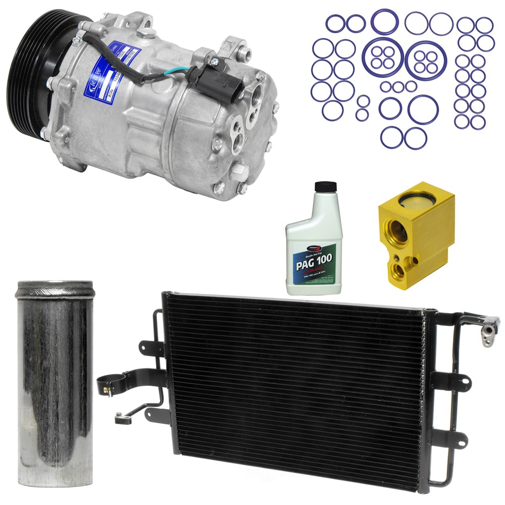 A/C Compressor & Condenser Kit for 98-06 VW Beetle 1.8L
