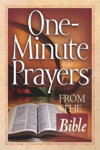 One-Minute Bible Prayers - Hope Lyda Paperback in Good Condition  