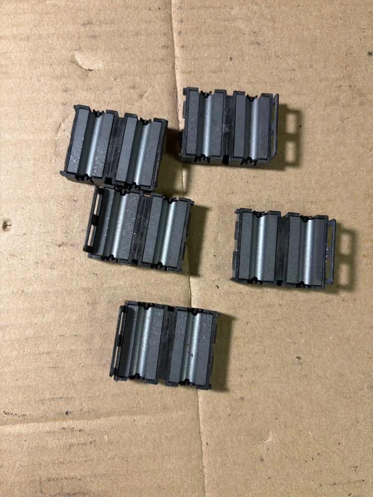 Lot of 5 Genuine Fair-Rite Split Core Ferrites 6.6mm