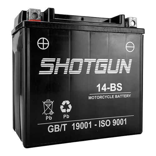YTX14-BS Replacement Battery for 2001 VT1100T Shadow ACE Tour Compatible Shotgun-image