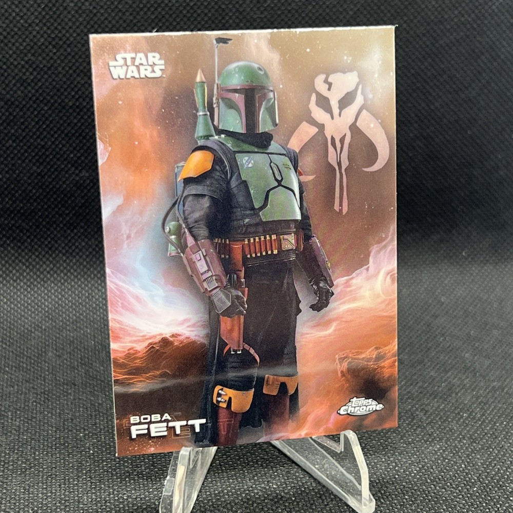 2025 Topps Chrome Star Wars Boba Fett #11 Base The Book of Boba Fett