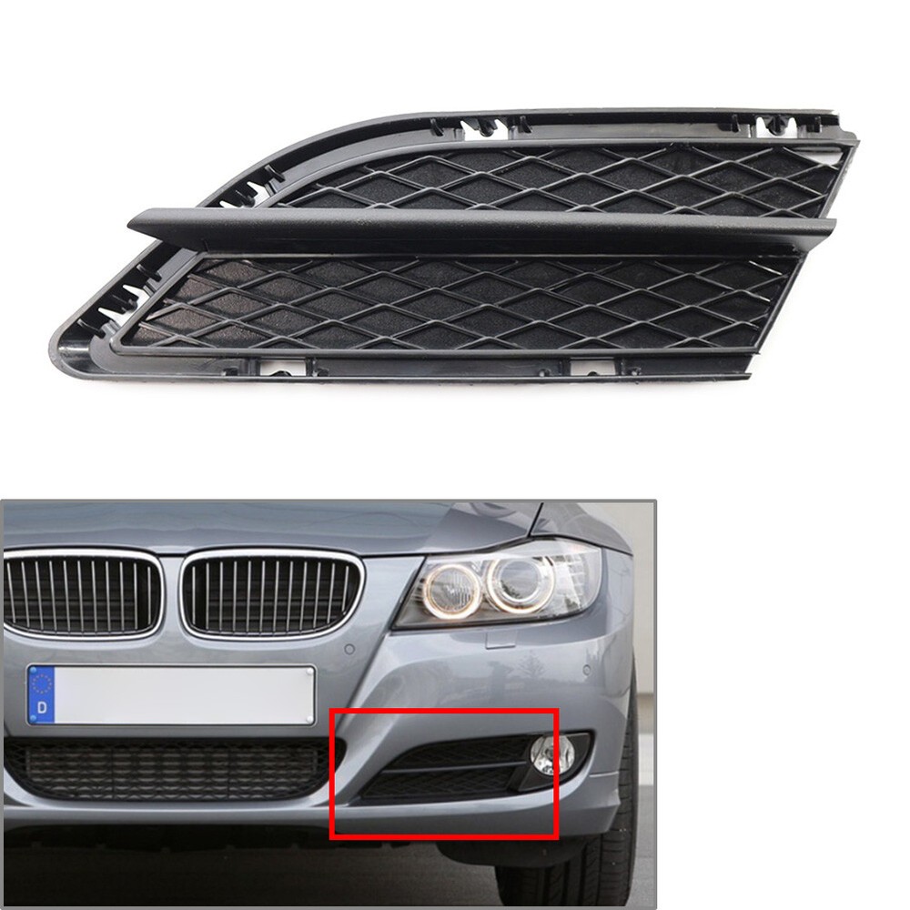 Front Bumper Lower Grille Trim Insert For 3Series E90 E91 2009-2012