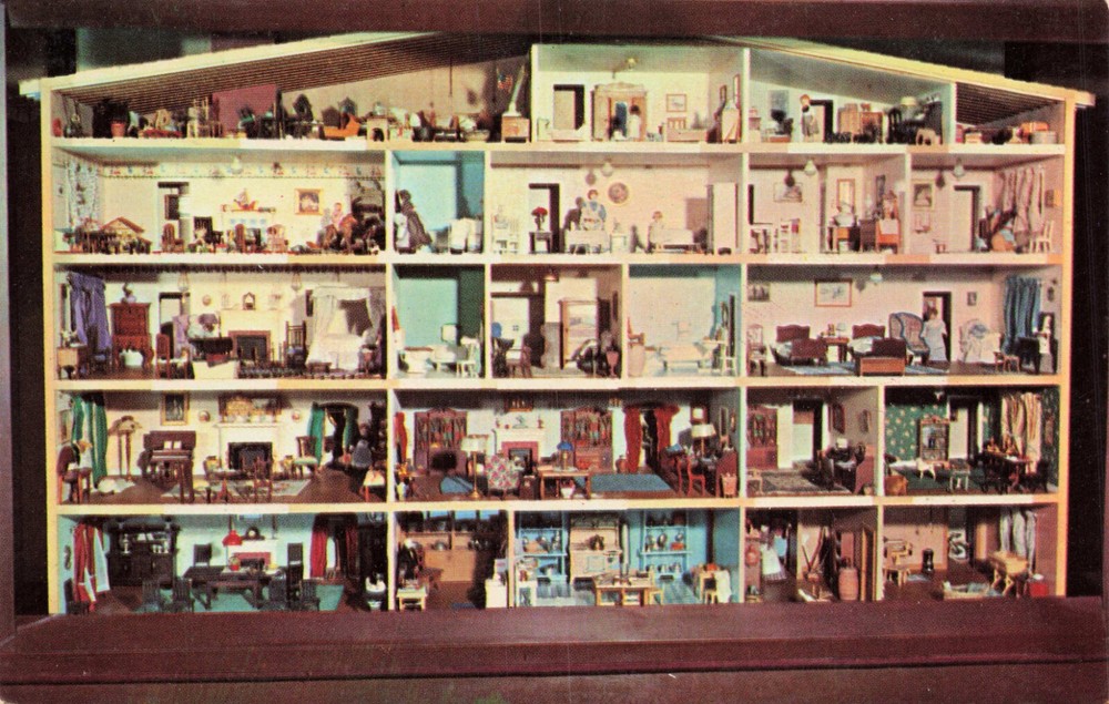 Miniature House Smithsonian Institution Vintage Standard Postcard Unposted