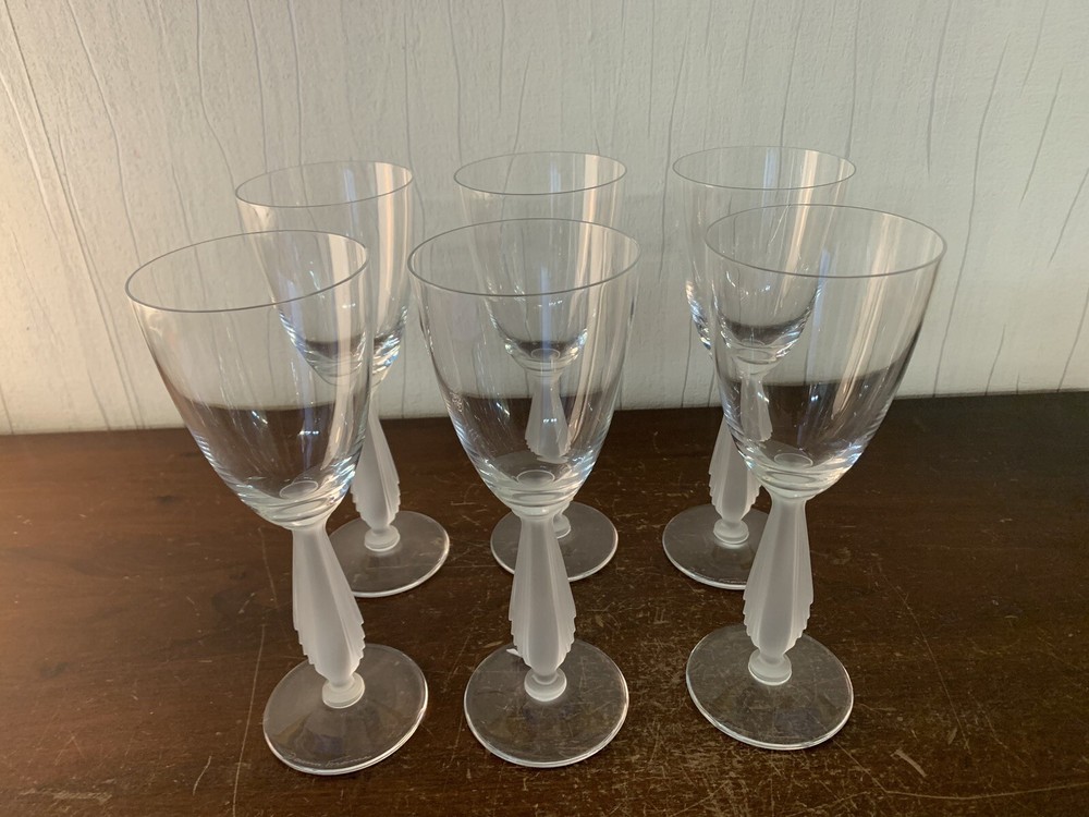 6 Wine Glasses Model Vienna in Crystal Daum (Price per Unit)